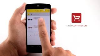 Mobile eCommerce Mobile App Demo - MobiCommerce