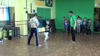 Капоэйра для детей. Киев, Украина. Capoeira kids Ukraine.