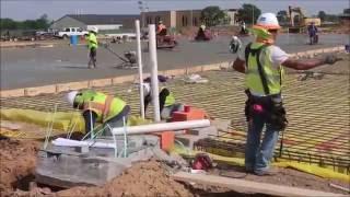 Lone Star Flight Museum concrete pour