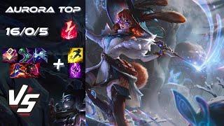 TOP Aurora vs Shen - NA Grandmaster Patch 14.17