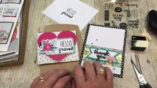 How to make Quick and Easy Cards with the Oh Happy Day Kit