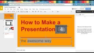 How to link to another slide in Google Slides.