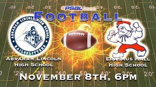 Lincoln Football vs Erasmus