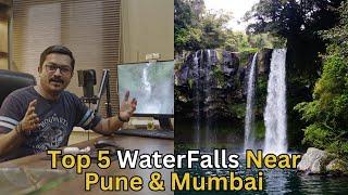 Top 5 Waterfalls in 2023 Near Pune & Mumbai l Must Visit Waterfalls in Monsoon l Road Trips & Treks