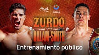 RIYADH SEASON: LATINO NIGHT | 'ZURDO' RAMIREZ VS. CHRIS BILLAM-SMITH ENTRENAMIENTO PÚBLICO EN VIVO