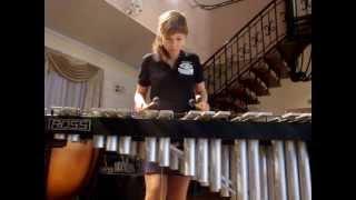 Amazing improvisation on the Vibraphone by Nastya Maslova