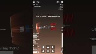Jupiter atmosphere entry #shorts #youtubeshorts