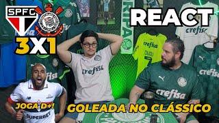 REACT SÃO PAULO 3 X 1 CORINTHIANS | SÓ VALE GOLAÇO? LUCAS MOURA E OSCAR JOGANDO D+! PAULISTÃO 2025