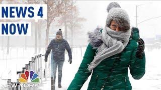 Up to 4 Inches of Snow For NYC As Messy Winter Storm Moves In | News 4 Now