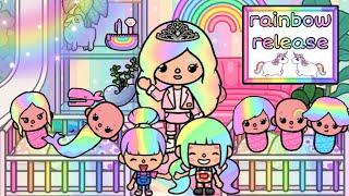 RAINBOW HAIR FAMILY  COMPILATION /Toca sad stories/ Toca boca