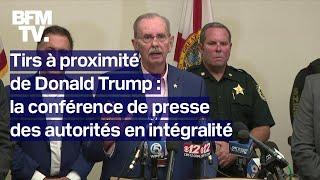 Tirs à proximité de Donald Trump: la conférence de presse des autorités en intégralité