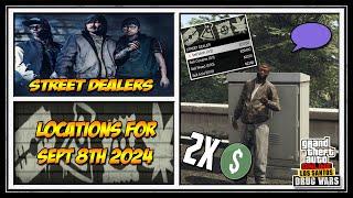 GTA Street Dealers Location For Sept 8th 2024 | GTA 5 Online | Drug Wars DLC