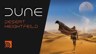 Desert Heightfields - Dune | SideFX Houdini | Houdini Tutorial