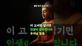 이 고비만 넘기면, 인생이 달라집니다  #부처님말씀 #명언 #자기수행 #불교오디오북 #인생조언 #마음의소리로쓰는글