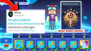 New Update + Cross Region Is Removed !?!  ( Blockman Go )