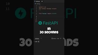 FastAPI in 30 seconds #python #programming #softwareengineer