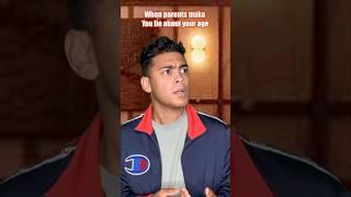 When parents make you lie about your age… #comedy #viral