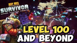 Over 100 Levels Gained, New Record for Max Level Challenge | Deep Rock Galactic Survivor !