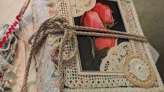 Junk Journal Flip Through of Roses Roses (sold)