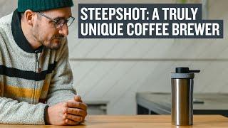 The SteepShot Immersion Coffee Brewer: Simple, Speedy and Intelligently Made.