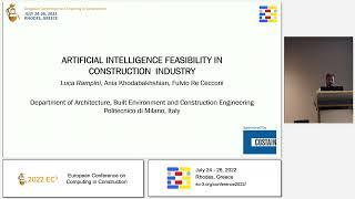 2022 EC3-DASR-Luca, Rampini;  Ania, Kh...-Artificial intelligence feasibility in construction in...