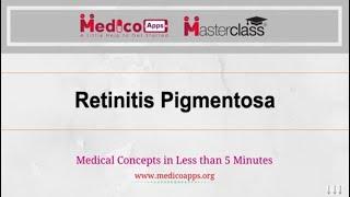 Live Class Retinitis Pigmentosa by Dr. Suguna