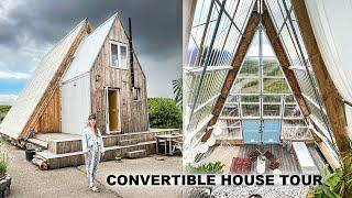 She Built a Greenhouse Around Her Tiny House