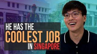 He has the coolest job in Singapore!