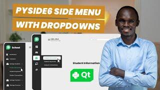 Python Expandable SideBar With SubMenus DropDowns and Context Menus | Pyside6 / PyQt6 (2024)