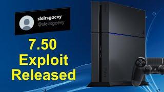 PS4 7.50 Jailbreak Released By Sleirsgoevy