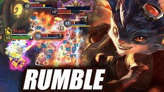 Wild Rift Rumble Gameplay (New Champion) Build & Runes