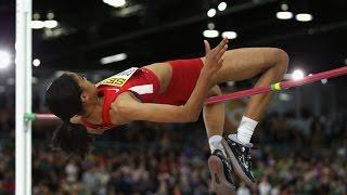 Vashti Cunningham 196 cm. ( Gold medal. World indoor championship Portland 2016 )