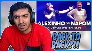 SAVAGE REACTS | Alexinho  vs NaPoM  | GRAND BEATBOX BATTLE 2023: 7 TO SMOKE | Battle 2