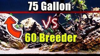 Watch This BEFORE You Buy! 75 Gallon vs 60 Breeder - Which Aquarium is Best?