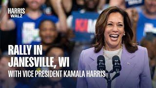 Vice President Kamala Harris' Speech at Janesville, WI Rally