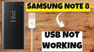 Samsung note 8 USB Issue || USB not Working || USB Problem