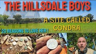 Metal Detecting With The Hillsdale Boys  A SITE CALLED CONDRA.......twenty reasons to love her !!