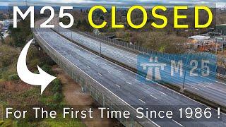 M25 Motorway Closed For The First Time And Not The Last  - What's The Point?