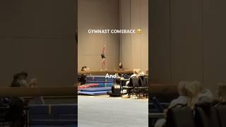 GYMNAST COMEBACK AFTER SEASON ENDING INJURY ️‍️#gymnast #gymnastics #comebackseason