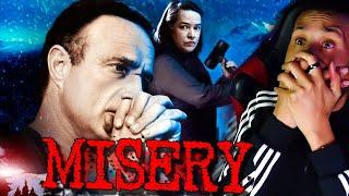 First Time Watching MISERY...Kathy Bates WTF *Classic Movie Reaction*