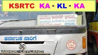 Unique KSRTC - Mangaluru to Mysuru via Kerala