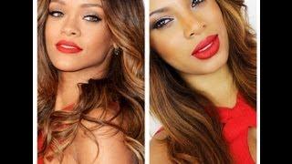 Rihanna Grammy Inspired Makeup Tutorial