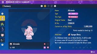 Alcremie (Psychic, Any NPCs) - Solo - 7 Star Quaquaval Raid - Pokemon Scarlet/Violet