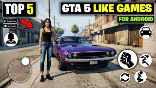 Top 5 Open World Games Like GTA 5 For Android 2025 | Gta 5 Like Mobile Games