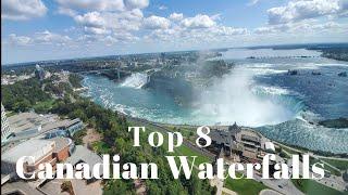 Top 8 Beautiful Canadian Waterfalls | Cinematic 4K Drone Footage Shot on DJI Mini 3 Pro