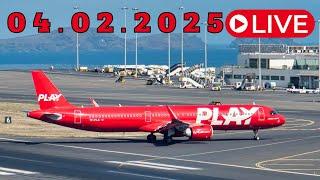 LIVE ACTION From Madeira Island Airport 04.02.2025