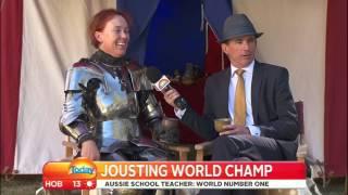 THE WORLD CHAMPION FEMALE JOUSTER