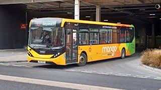 Buses In Nottingham Outside Broadmarsh Bus Station