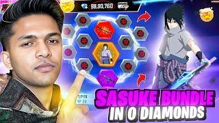 Finally I Got Sasuke Rare Bundle In 0 Diamonds  Garena Free Fire