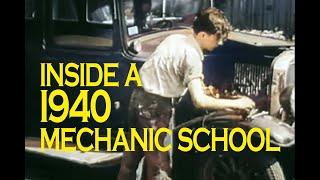 Want to Be A Mechanic?  This 1940 Film Shows What Education and Training You Would Need To Be One.